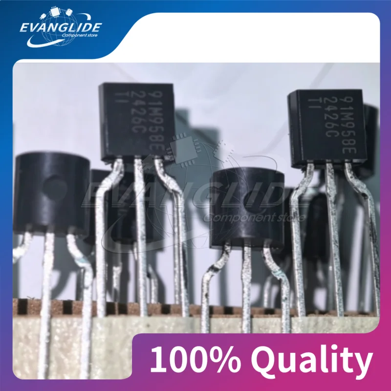 2 PCS/LOT 2426C TLE2426CLPR TO-92-3 Voltage Reference Chip Operating Voltage: 4 - 40V Output: 2 - 20V