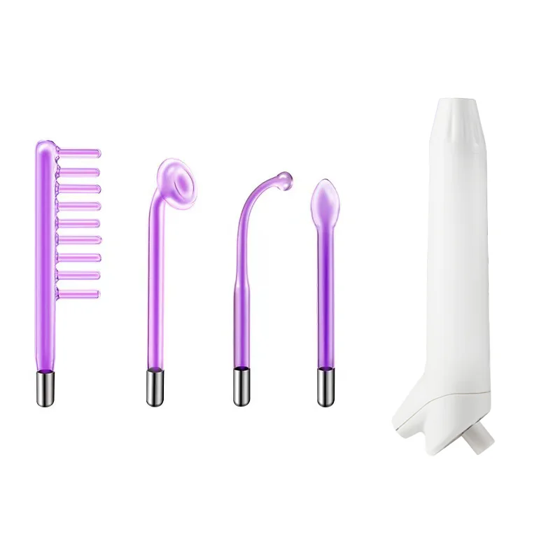 High Frequency Facial Wand Portable Handhold Beauty Device Electrotherapy Glass Electrode Tube Beauty Machine Accessories