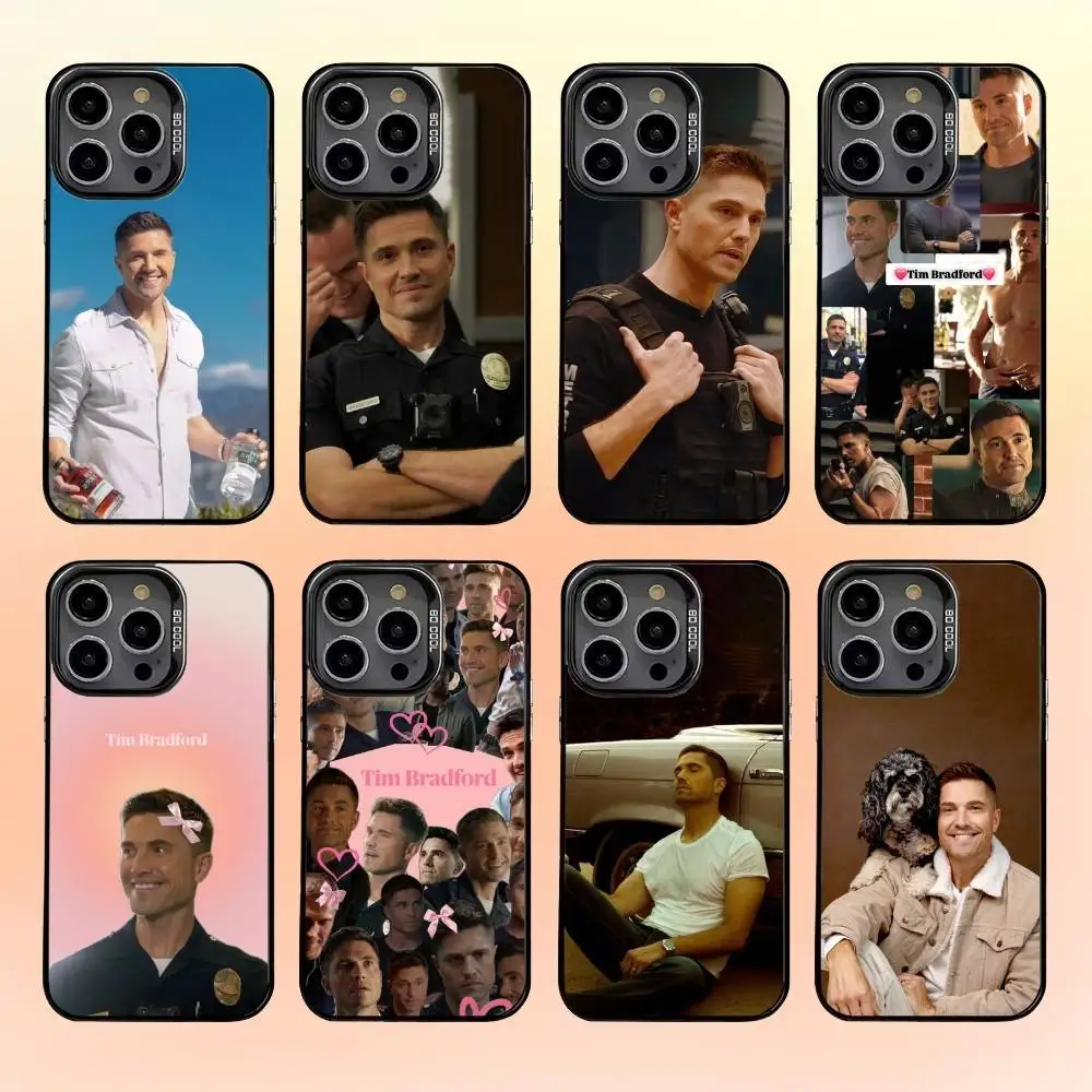 

Tim Bradford R-Rookied Phone Case For iPhone16 15 14 13 12 Pro Max Grey Black Matte Laser Metallic Aurora Funda