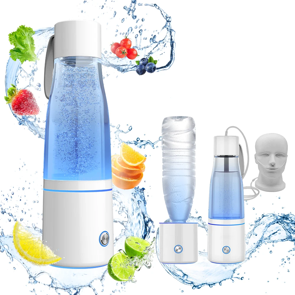 Cawolo H2 Rich Cup Portable Hydrogen-Rich Plastic Health Maker USB Hydrogen Water Bottle Generator