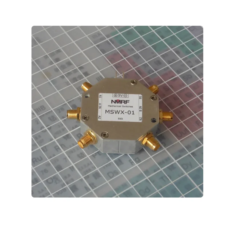 

DC-300MHz DPDT Double Pole Double Throw Mechanical RF Switch SMA Interface Maximum Switching Power 20W