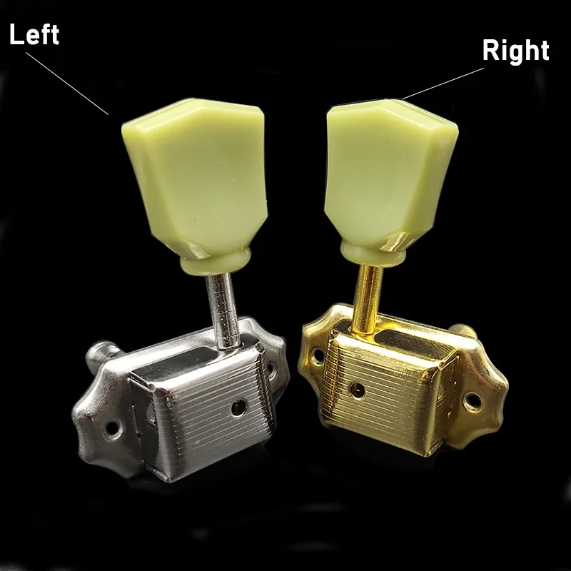 

6Pcs Electric Guitar Tuning Peg Machine Heads Tuners Professional Durable Green Head for ST Electric Guitarra