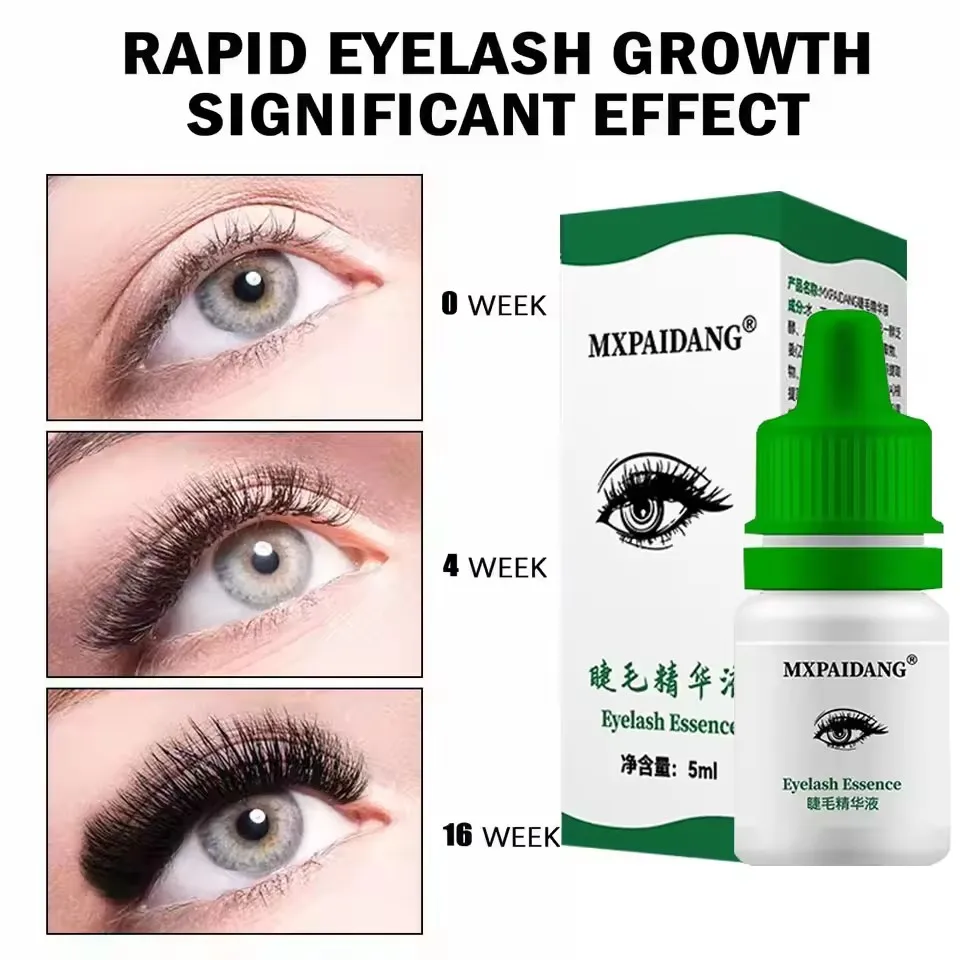 Líquido nutritivo para pestañas, esencia de rímel para cejas gruesas y rizadas de forma natural, para hombres y mujeres