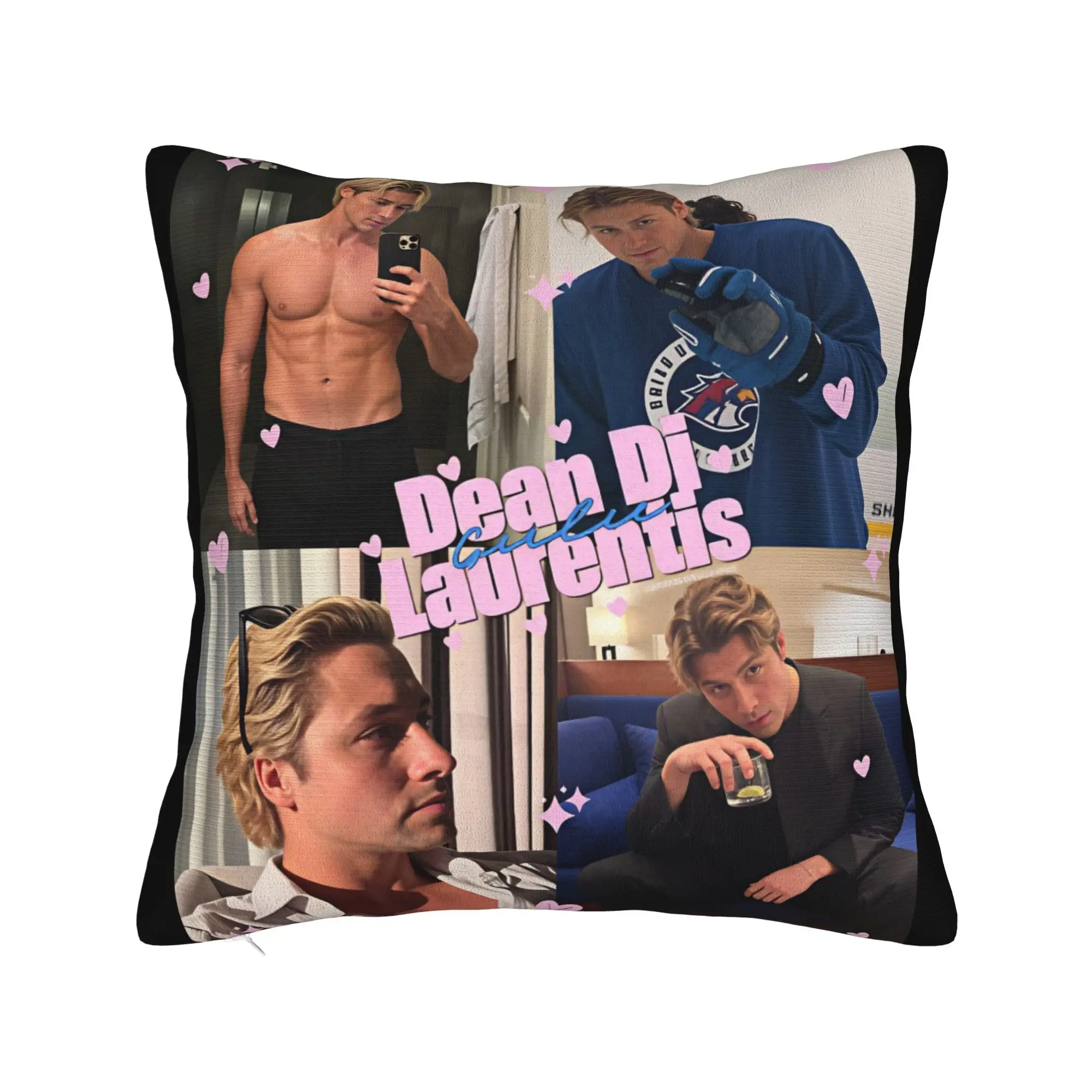 Off Campus I love Dean Di Laurentis Hockey PosterPillow Cover  Comfy Cushion Cover Novelty Pillow Case For Sofa Home Decoration