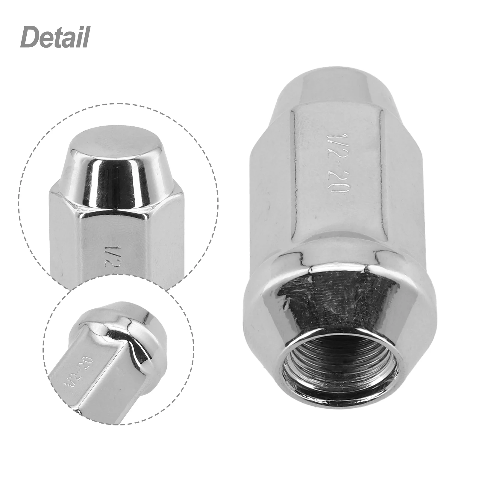 Car Lug Nut 6L2Z1012BA Lug Nut Car Repair Vehicle Maintenance Direct Replacement Easy Installation High Universality Fitment