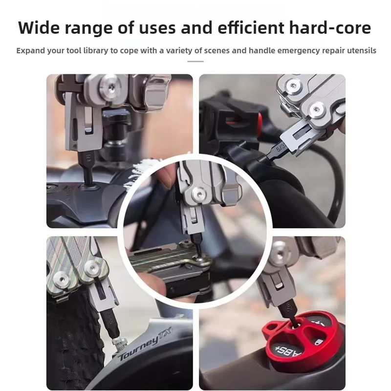 20 In 1 Bits Kit Magnetic Screwdriver Bits Set Only for NexTool Pocket Tool E1/Flagship Captain Multi Tool