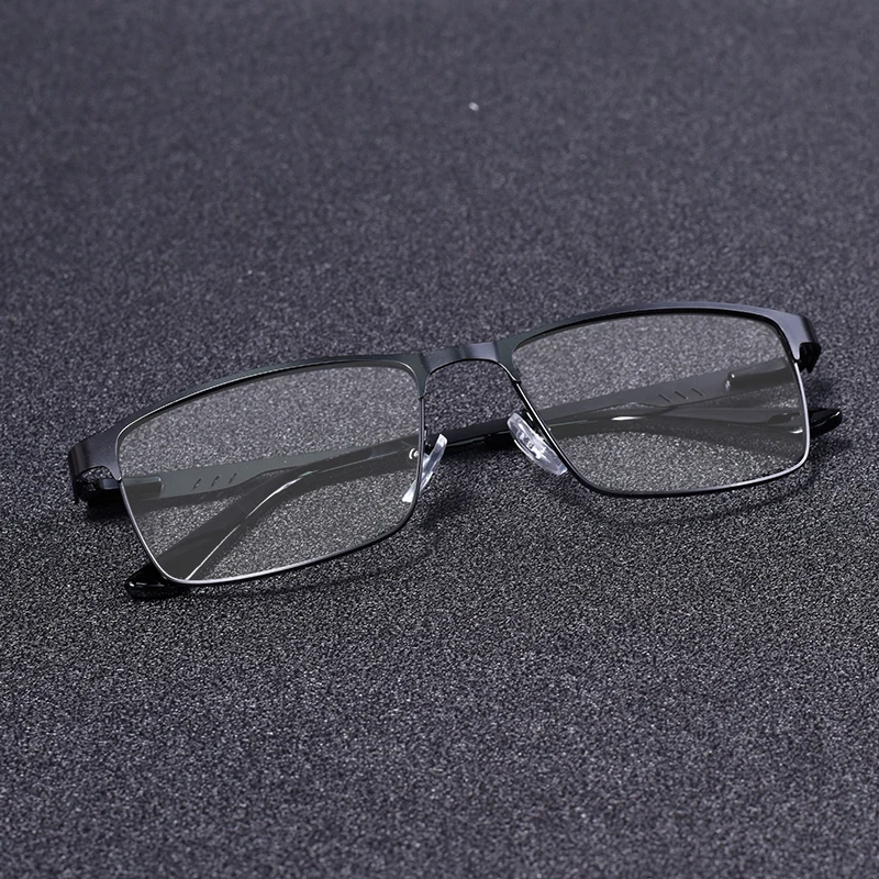 Anti-Blaulicht-Lesebrille für Männer, Metall, großer Rahmen, Leser, Lupe, Presbyopie-Linse, Brillen, Dioptrien + 0,75 + 125 + 175 + 4,0 – Detail 15