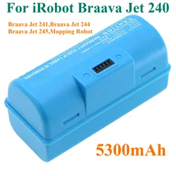 Per IRobot Braava Jet 240, 241, 244,245,Mopping Robot 5300mAh batteria 4446040,BC674