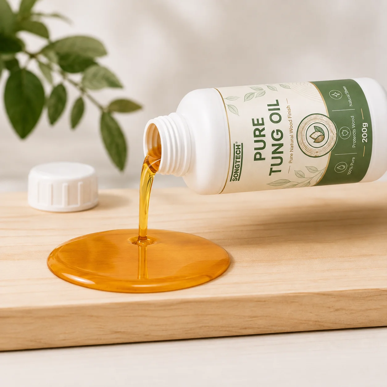 100% Pure Tung Oil 200g Natura - Woodworking Oil Finish recension och pris
