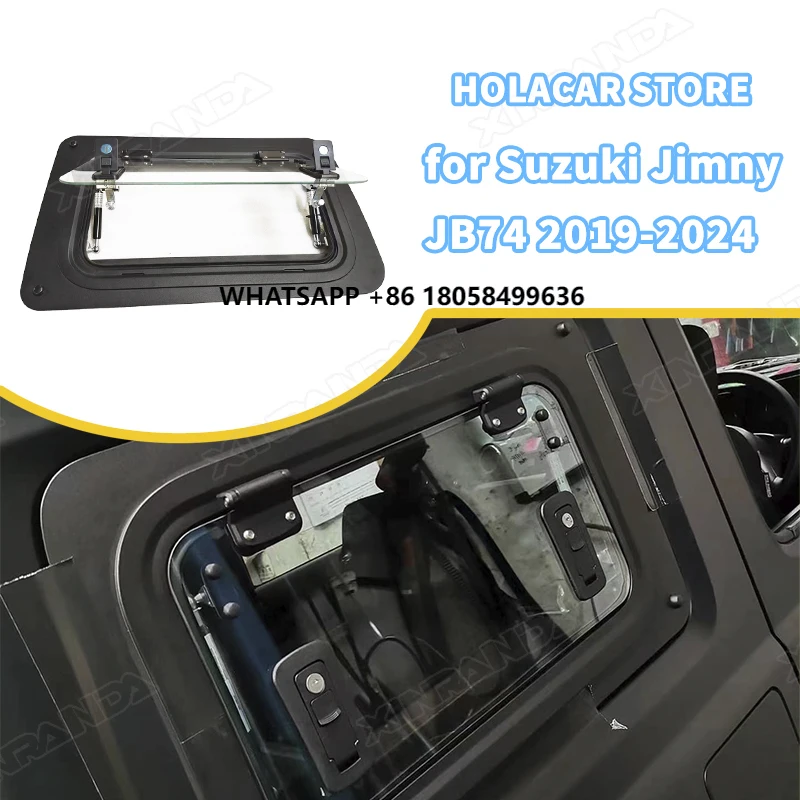 

High Quality Transparent Glass Gullwing Window for Suzuki Jimny Jb64 Jb74 3Door Accessories 2023 2024 2025