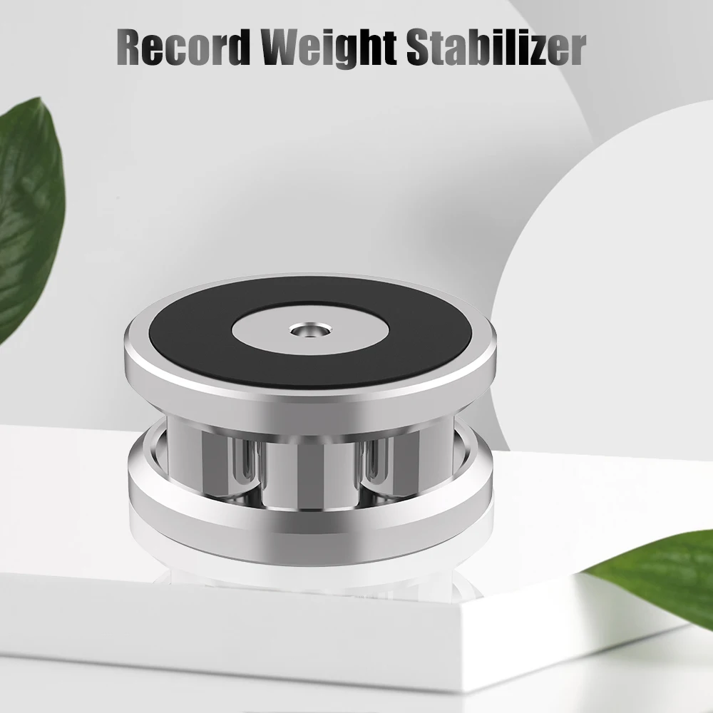 High Fidelity Stainless Steel Record Player Accessories Record Player Weight Stabilizer Vinyl Turntable Weight Clamp