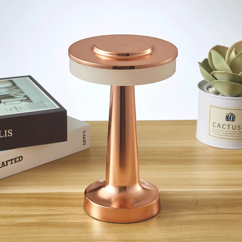 Touch Led Charging Table Lamp Creative Dining Hotel Bar Coffee Table Lamp Outdoor Night Light Living Room Decorative Desk Lamp image 3