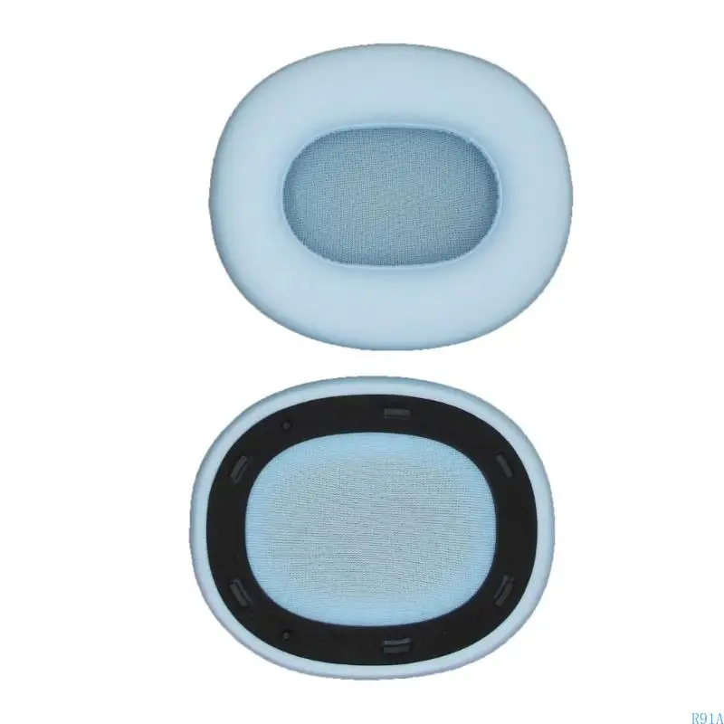 R91A Eiweiß Leder -Ohrpolster für W830NB Kopfhörer Kissen Headset Foam Earpads Ersatz Teil Schwamm Ohrschützer Kopfbeam