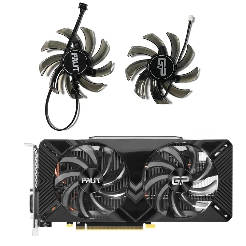 New GA91S2U DC 12V 0.40A RTX 2080 Graphics GPU Cooler for Palit RTX2060 2070 2080 Dual GamingPro Replacement