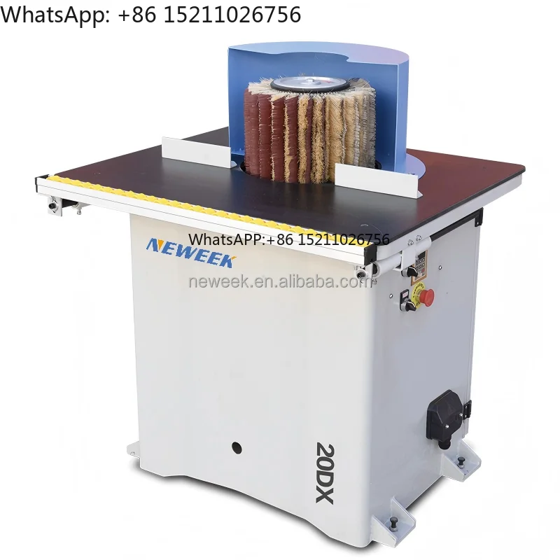 Best Selling Sisal Brush Manual Wood Grain Contour Surfaces Jamb Moulding Polisher Polishing  Buffing Machine