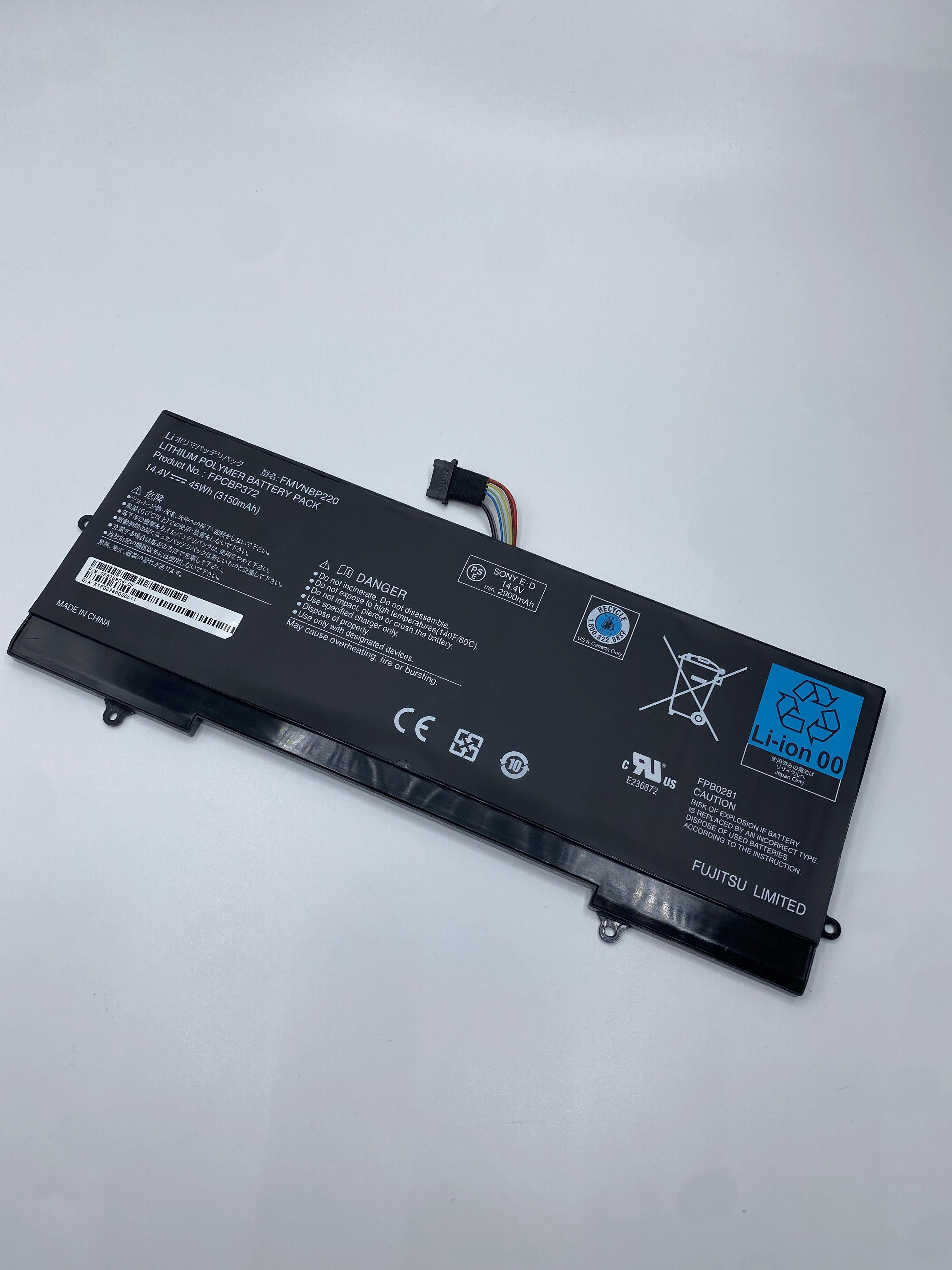 Nuovo originale FMVNBPXXX FPCBP372 14.4V 45W 3150mAh batteria per Laptop per Fujitsu Lifebook U772 (muslimb) FMVNBP220 FPB0281 FPCBPXXX