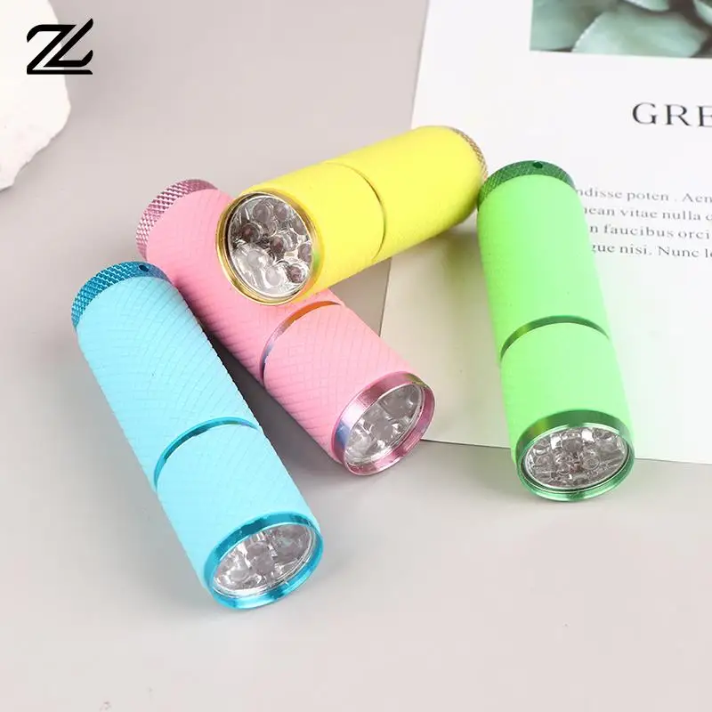 Mini UV Led Light UV LED Lamp Nail Dryer For Gel Nails 9 LED UV395NM Flashlight Portability Nail Dryer Machine Nail Art Tools