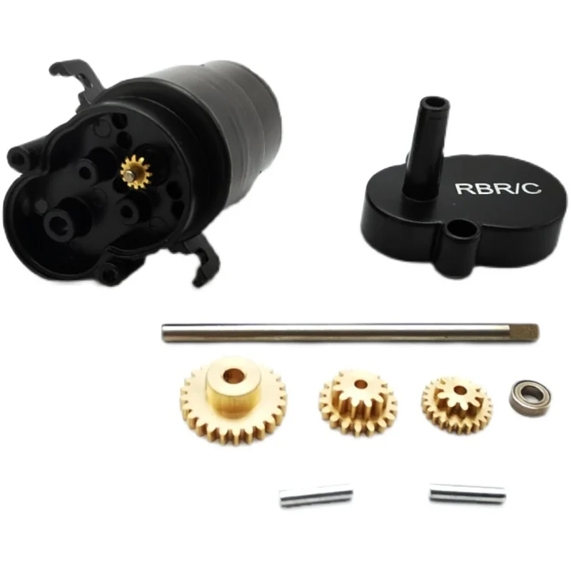 أجزاء ترقية السيارة بجهاز تحكم عن بعد صندوق تروس معدني ، حزام تروس ، محرك فرشاة ، WPL D12 ، 1 ، 10 RC #5