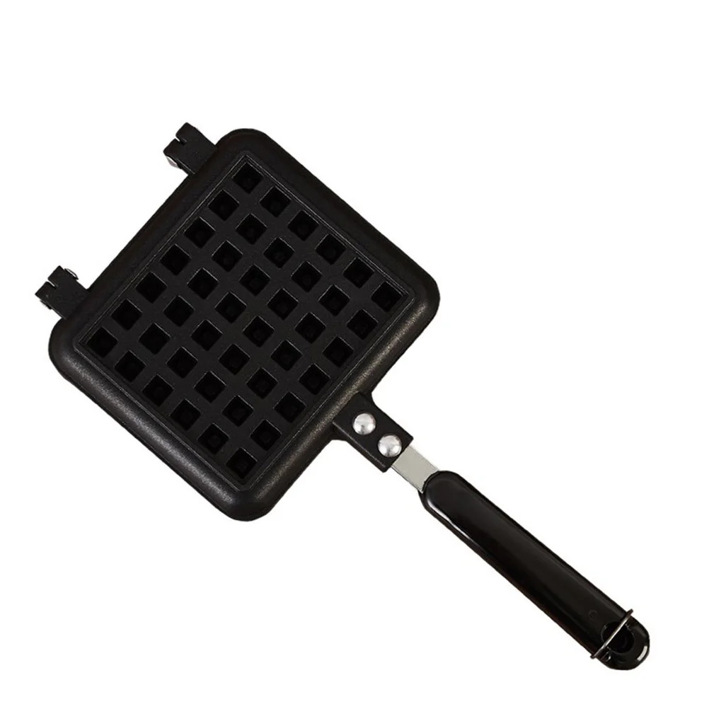

Square Non-Stick Waffle Maker Diy Cake Mold Press Compact Lightweight Tool For Home Dorm Small