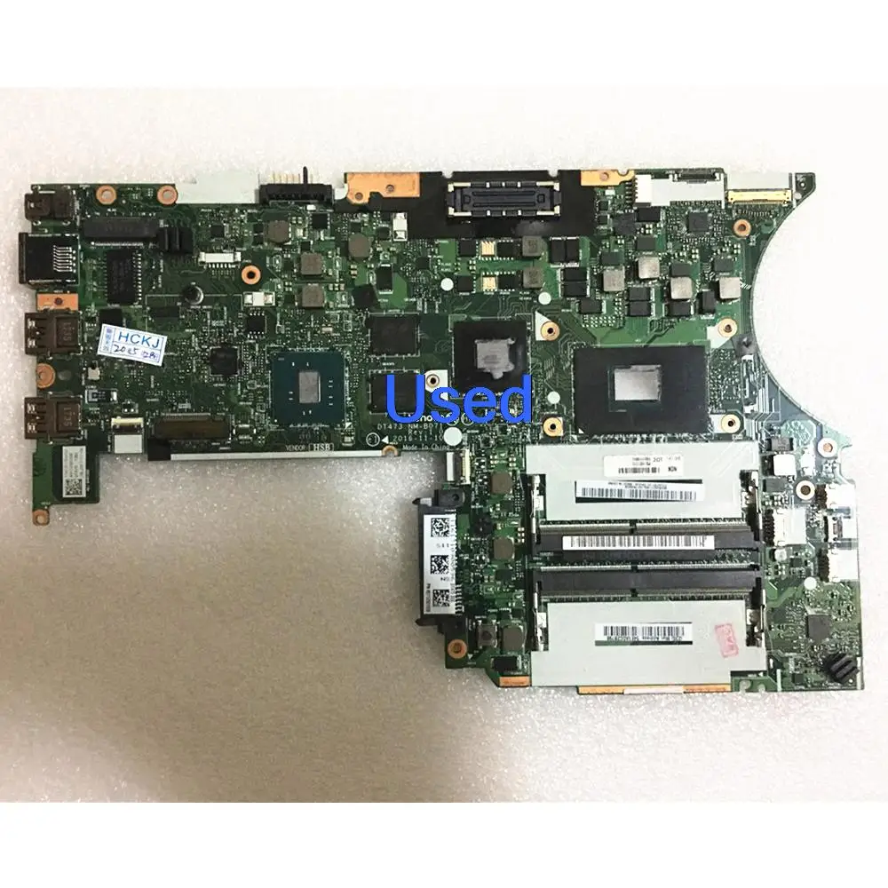 Used For Lenovo Thinkpad T470P Laptop Motherboard Mainboard i7-7820HQ 2G SWG 01YR893 01LW049