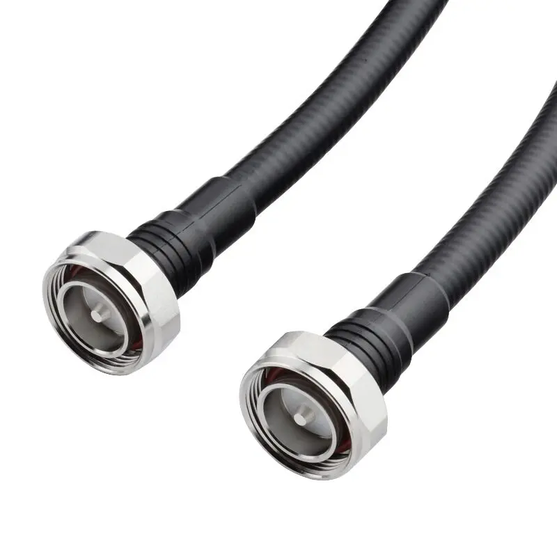 Cavo jumper alimentatore super flessibile da 1/2 '' 7/16 Din maschio a 4.3-10 Mini Din 4.3/10 connettore maschio cavo flessibile assemblaggio ponticello RF