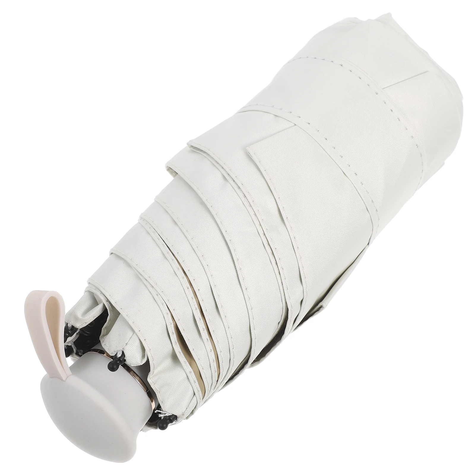 

Umbrella Mini Travel Compact Telescopic for Backpack White Pocket Umbrellas Rain Miss