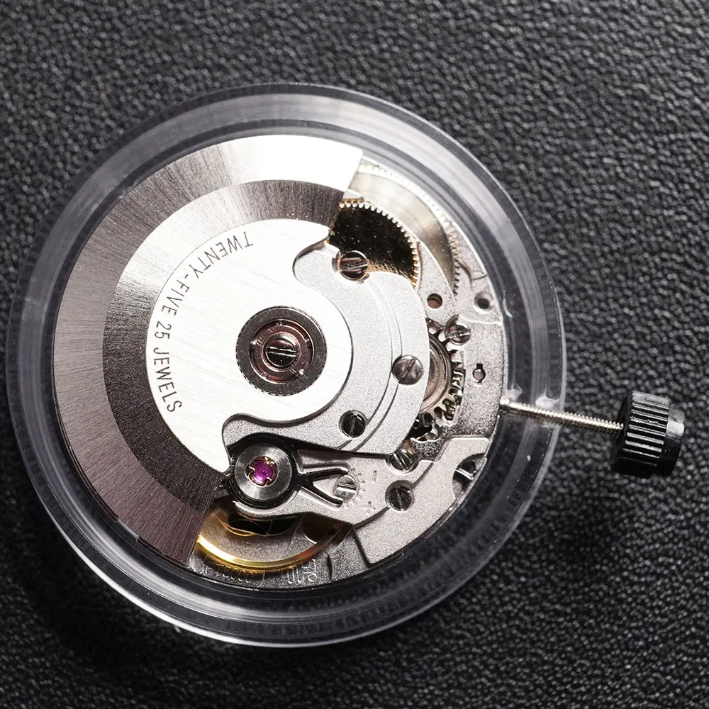 Suitable for ETA2824 watch luxury 25 gemstones high-precision PT5000 fully automatic mechanical movement with white date wheel view 3