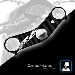 For Yamaha YZF R6 2017-2024 Carbon-look Motorcycle Upper Triple Yoke Protector Sticker