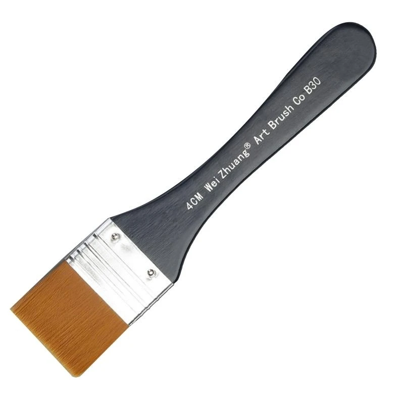  2-7cm Professional Nylon Hair Painting Brush for Artist Oil Watercolor Powder Acrylic Paint Brushes School Art Supplies