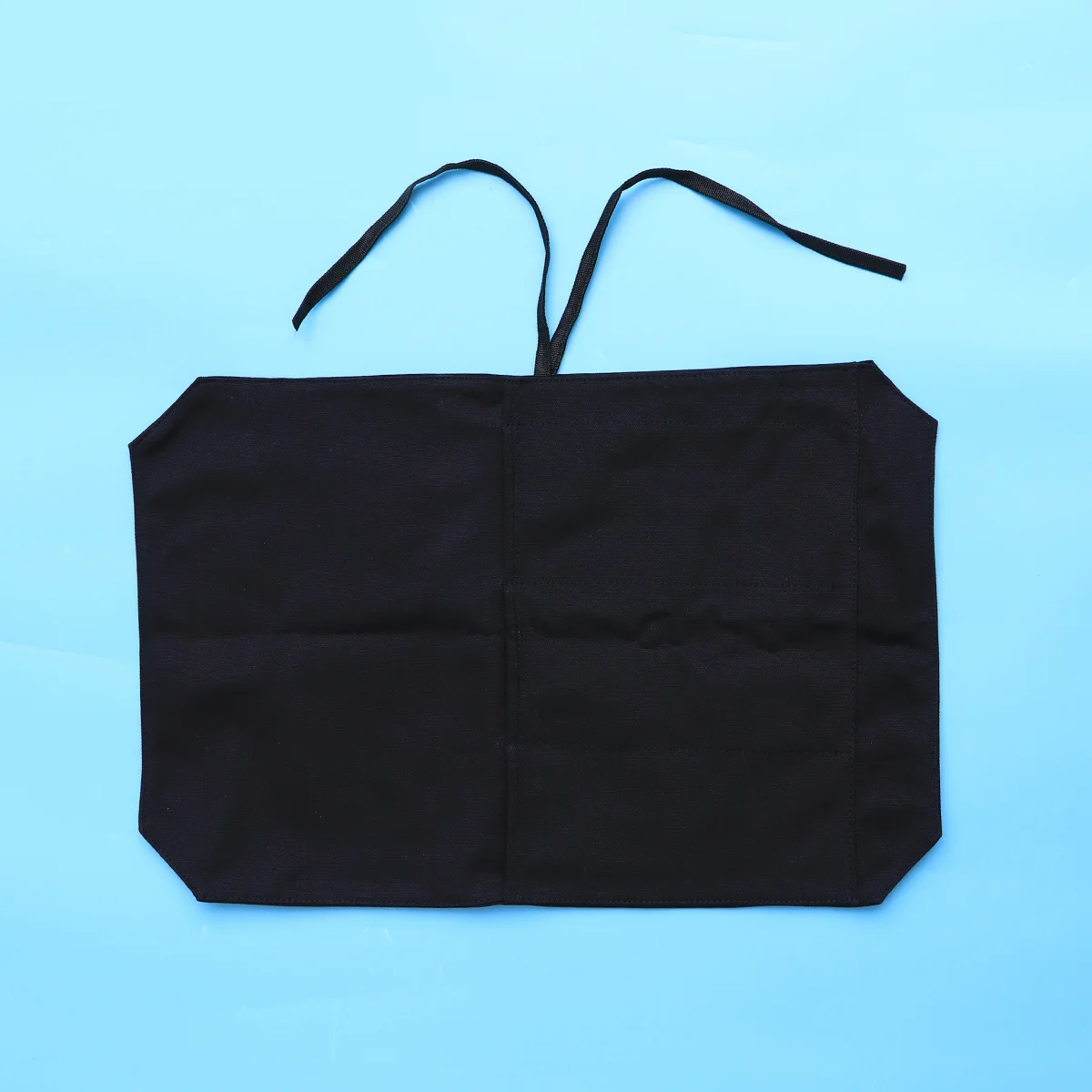 

Chef Storage Bag 4 Slots Roll Case Carrier Portable for Knives Scissors Ceramic Tools Cut Resistant Black