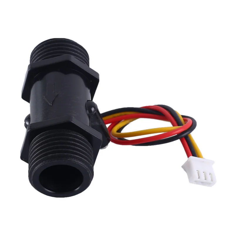 

Transparent Black FlowmeterYF-201CWater Flow Sensor Flowmeter4Split Flow Sensor