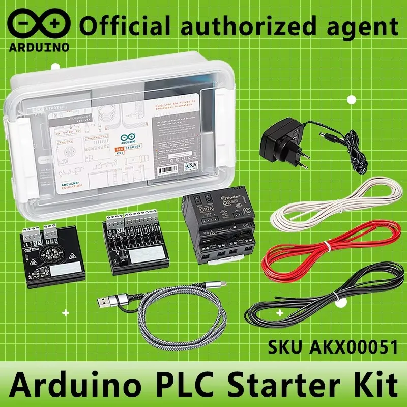 

Arduino PLC Starter Kit AKX00051 Original from Italy Opta WiFi DIN Simul8 DIN Celsius Industrial Automation