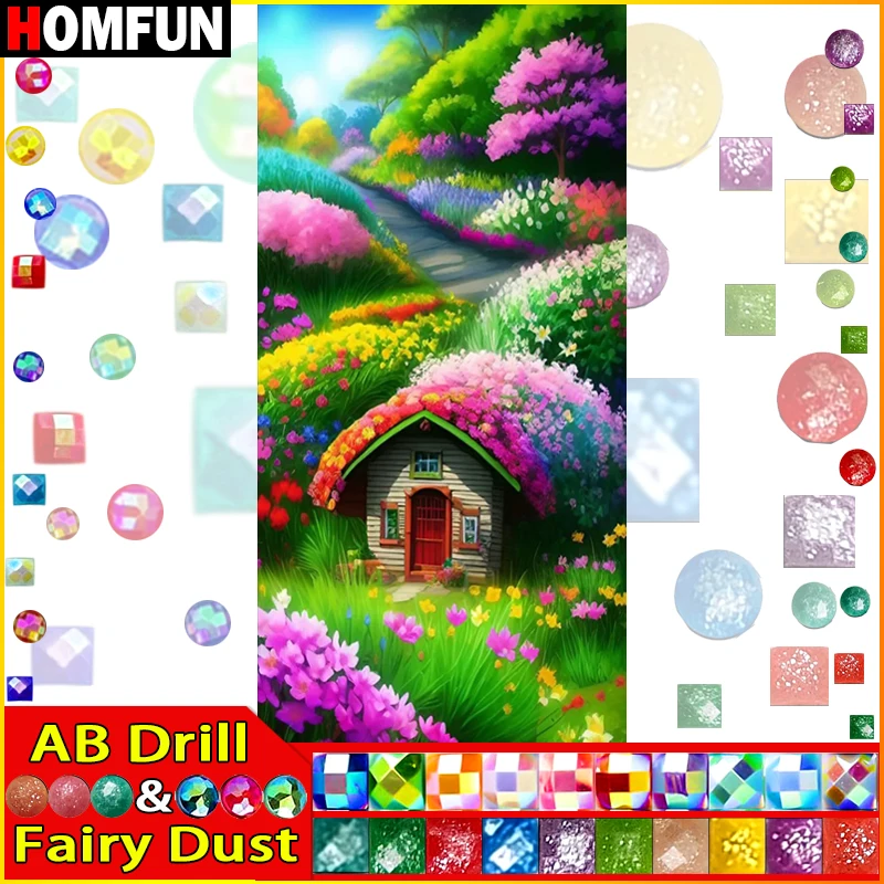 HOMFUN Fairy Dust AB Diamond Painting 