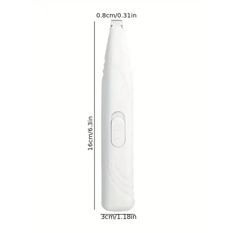Professional LED Pet Hair Trimmer for Dogs Cats Paw Ear Eye Hair Shaver Low Noise USB Rechargeable