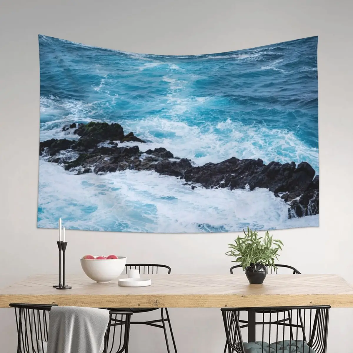 

Blue Ocean Waves Tapestry Decoration For Home Cute Room Decor Decoration Pictures Room Wall Tapestry