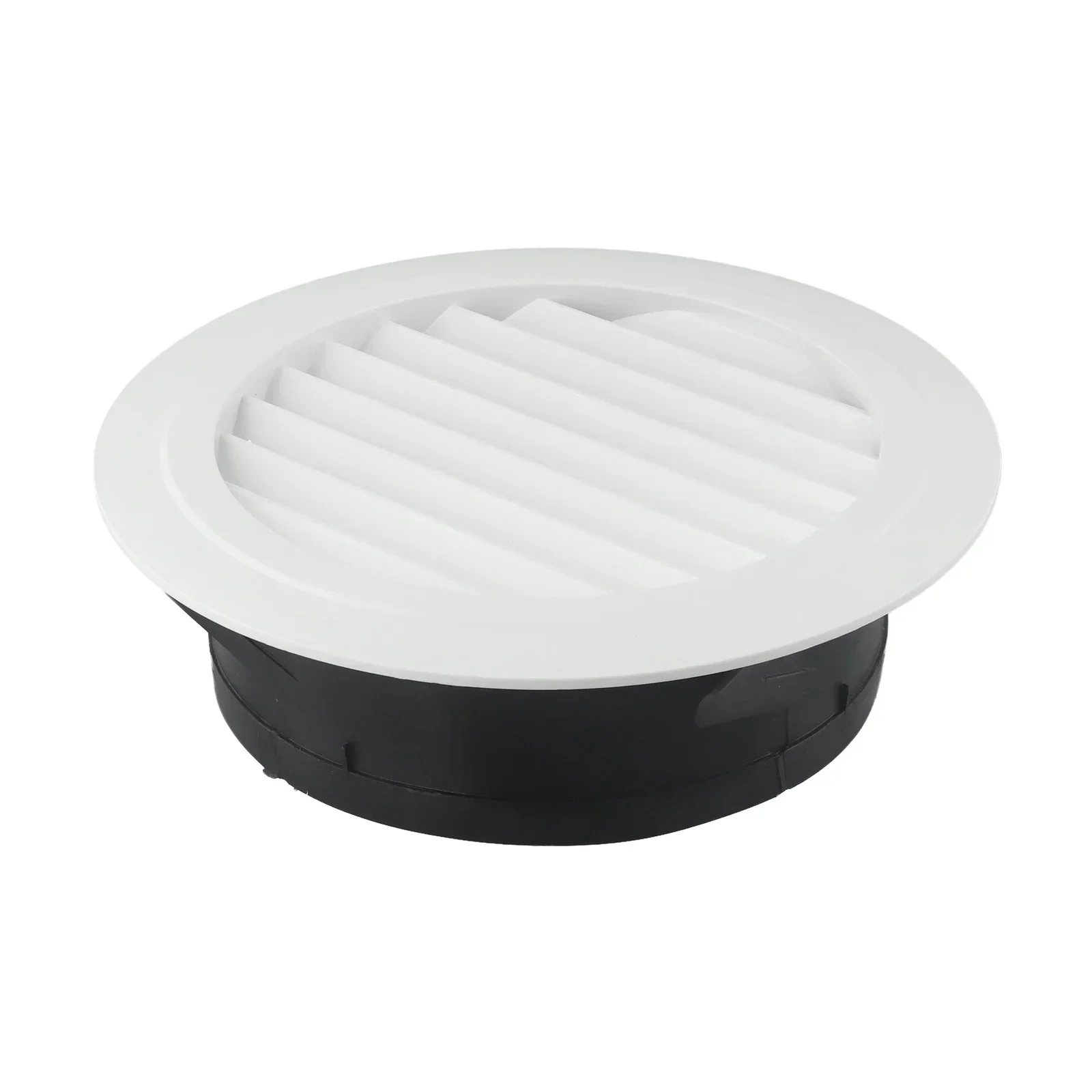 Duct Vents Round Louvered Vents Interior ABS Grille Ventilation Wall Vent Covers Circular Plastic Adjustable Airflow Vent