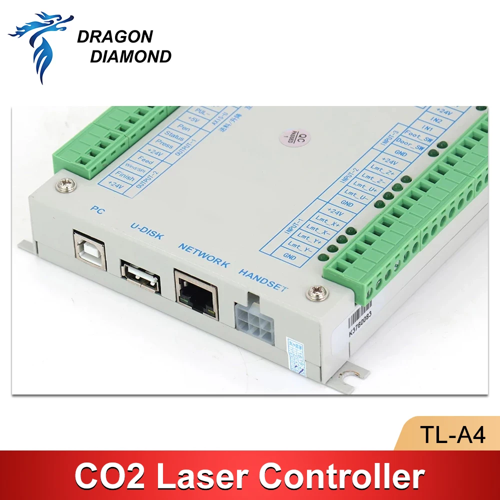 Imagem -03 - Sistema Controlador Laser K40 Gravura Máquina de Corte Cartão de Controle Substituir Ruida Leetro Trocen Tl-a4 Co2