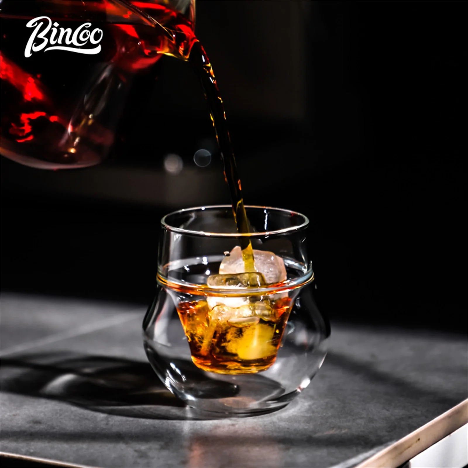Bincoo Insulated Coffee Tasting Cup 110ml, Double Wall Glass Enhances Flavor Experience by Preserving Heat and Aroma
