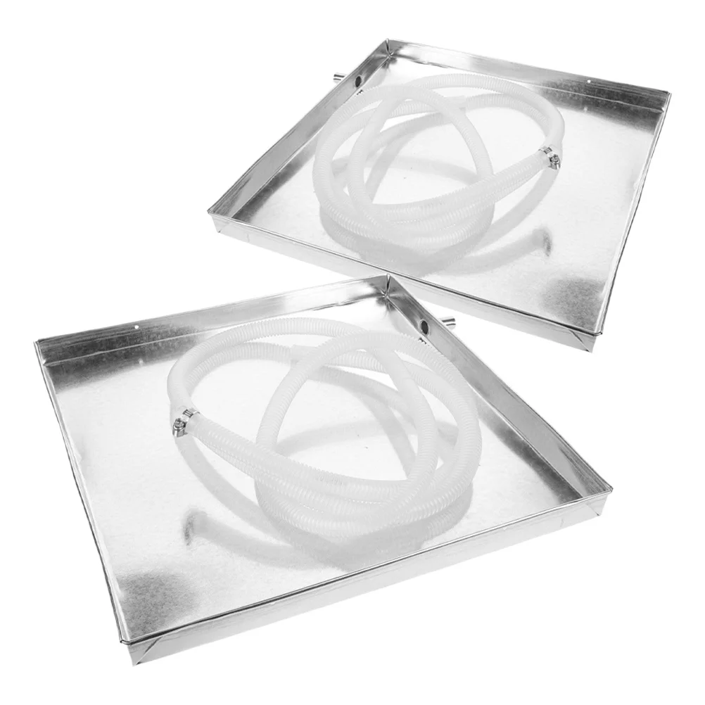 

1Set Air Conditioner Drip Tray Leak Prevention Sleek Design Easy Installation Durable Construction Effective Drainage