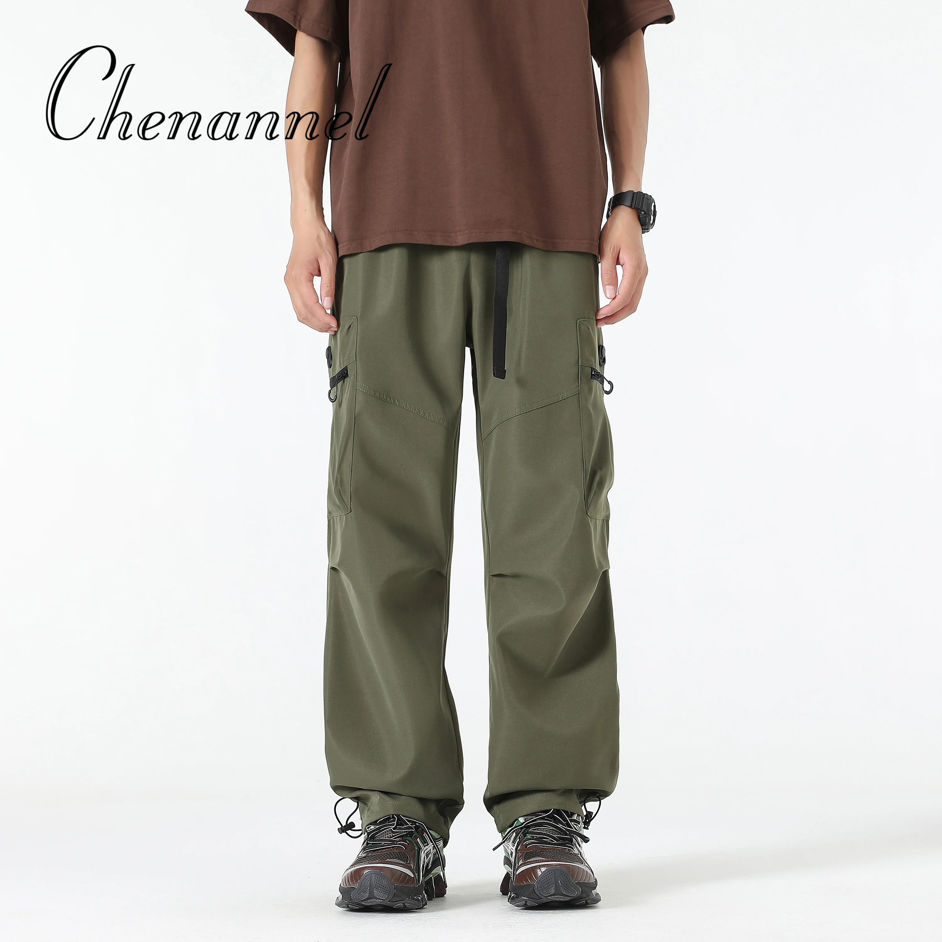 

Water-repellent down pants for men loose tight-fitting workwear and long sports pants for autumn and winter