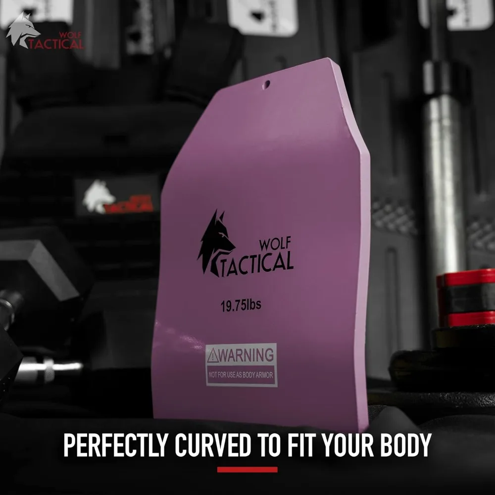 أطباق سترة ذات وزن منحني - أزواج 5.75/8.75/14.5 رطل - مقاس مريح محيطي - WODs، تدريب القوة، الجري، التدريبات الثقيلة #3