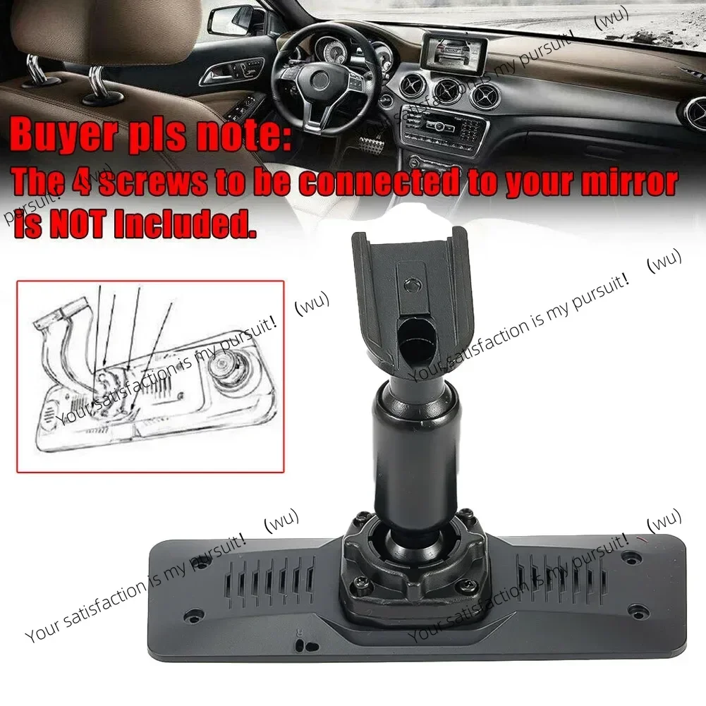 1Set Rear View Mirror Back Plate Panel + Mirror Dash Cam Mount Bracket Arm For Car DVR Interior Mounting Bracket