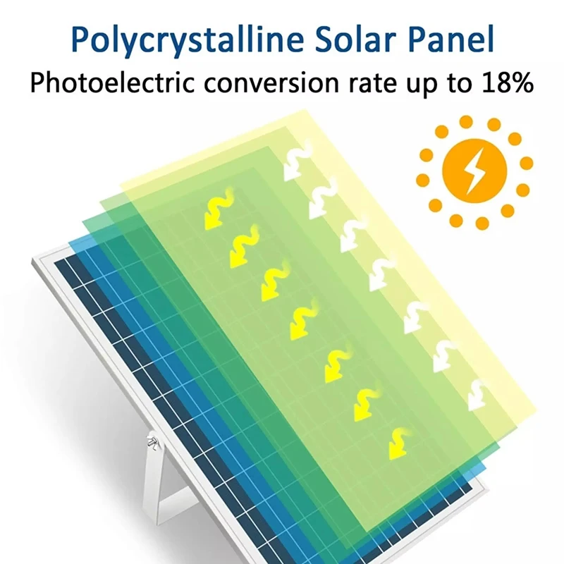 Solar Lamp Outdoor LED Light Remote Control Waterproof For Garden Exterior Street Landscape Spotlight Wall Solar