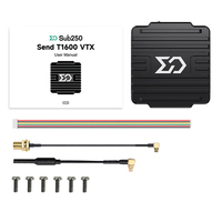 Sub250 Send T1600 VTX Video Transmitter  Input Voltage DC 7-36V 1600mW Compatible 2-8S Drones with MMCX Antenna Interface
