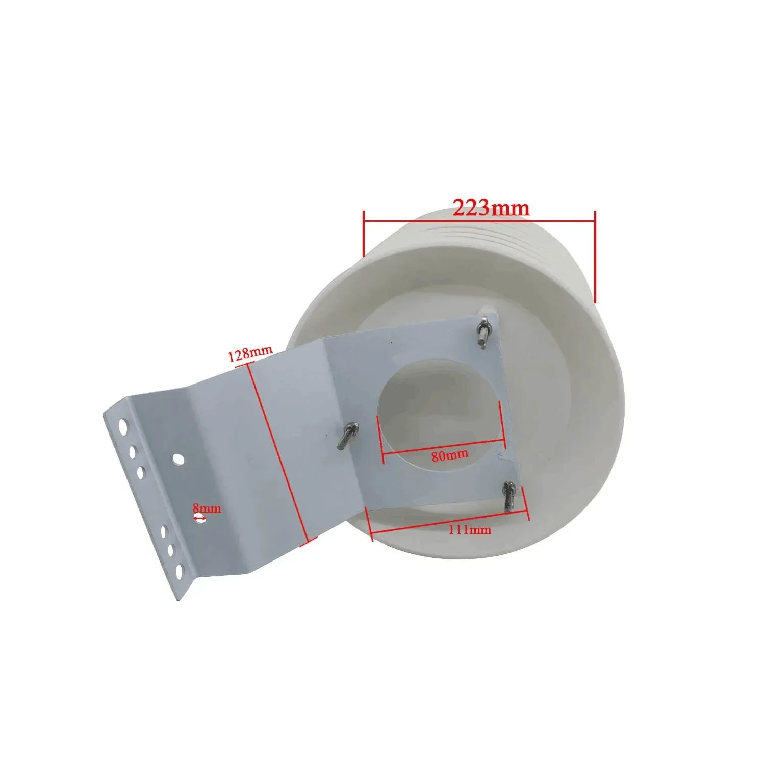 Projecteur de station météo ambiante, pare-rayonnement solaire ABS, 4 à 16 étages