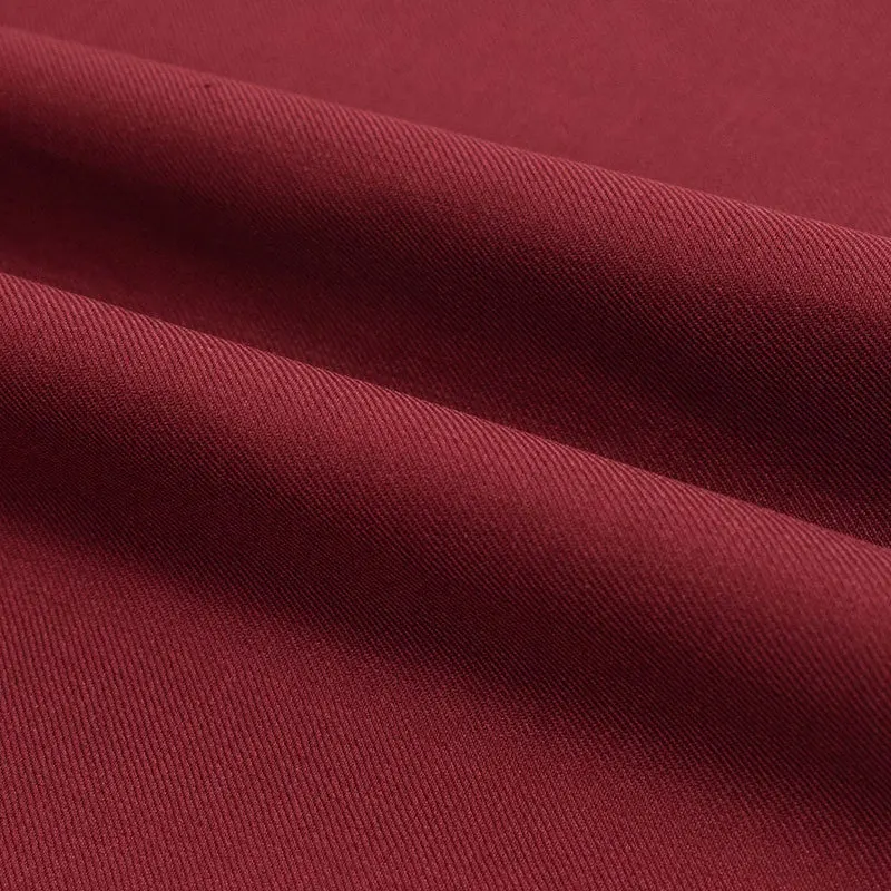 3/5 Meter Kammgarn-Stoffe aus Wolle, schlichter Twill-Serge-Stoff, Herren- und Damenanzüge, professioneller Stoff