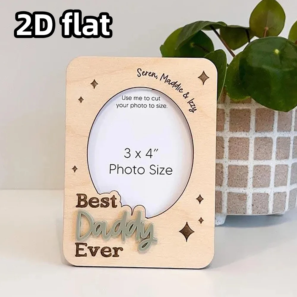 1 шт. персонализированная фоторамка ко Дню отца |   Подарок папе на заказ |   Магнит для фото «Я люблю тебя» |   Один предмет на день рождения