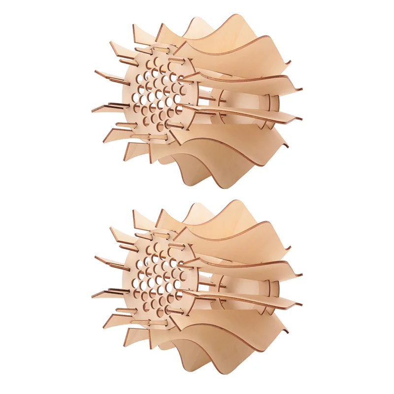 A43T Wooden Puzzle Vase, Perfect For Displaying Roses, Tulips, Daffodils - A Gift For The Brick Flower Lover