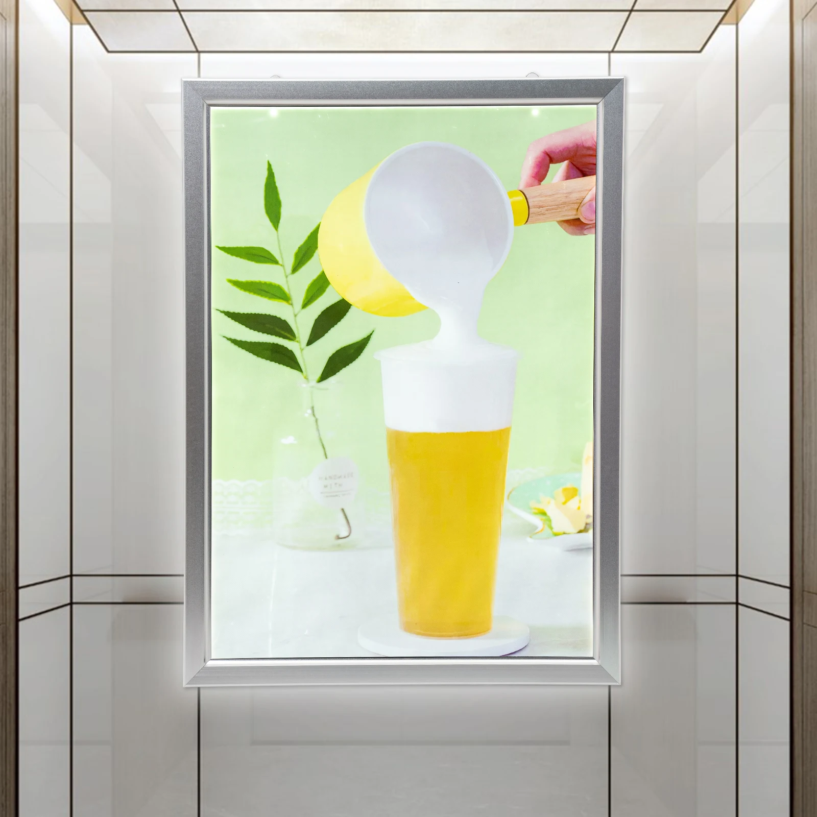 LED Backlit Movie Poster Art Picture Frame Light Box Advertising Display LED Poster Frame For Home Theaters, Interior Decoration