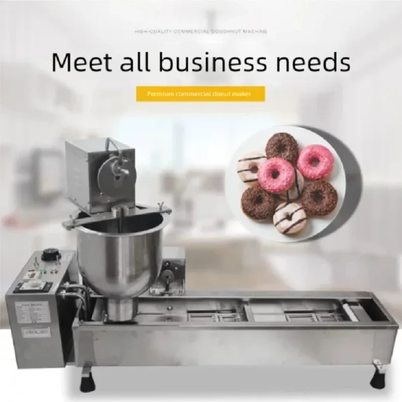 High-performance Fully Automatic Doughnut Machine Bakery Nuts Processing Capability 304 Stainless Steel Construction Easy